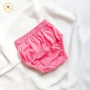 Rosy Pink Cotton Baby Pant