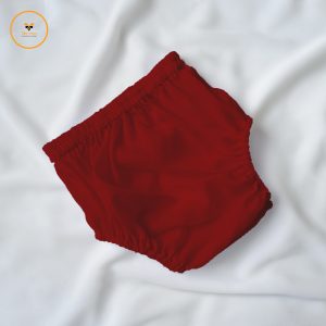 Maroon Cotton Baby Pant