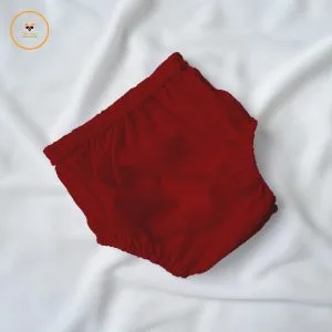 Maroon Cotton Baby Pant