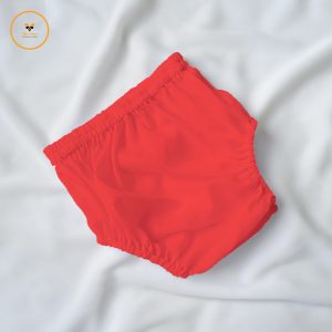 Red Color Cotton Baby Pant