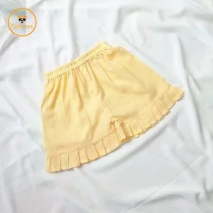 Light Yellow Cotton Baby Pant