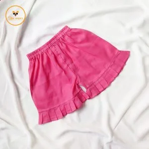 Rosy Pink Cotton Baby Pant