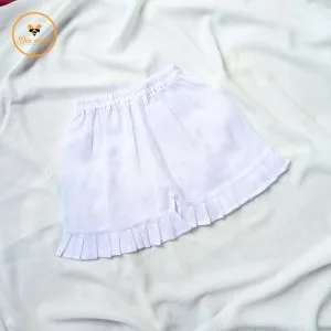 White Cotton Baby Pant