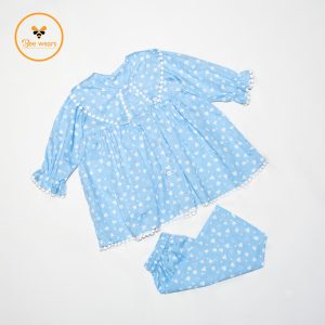 Full Sleeve Cotton Fabric Baby Dress/Pajama