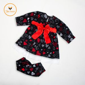 Full Sleeve Cotton Fabric Baby Dress/Pajama