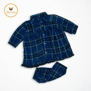 Full Sleeve Flannel Fabric Baby Dress/Pajama