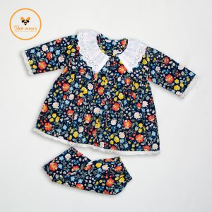 Full Sleeve Cotton Fabric Baby Dress/Pajama