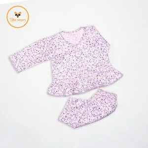Floral Printed Full Sleeve Cotton Baby Nima Set