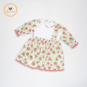Full Sleeve Cotton Fabric Baby Dress/Pajama
