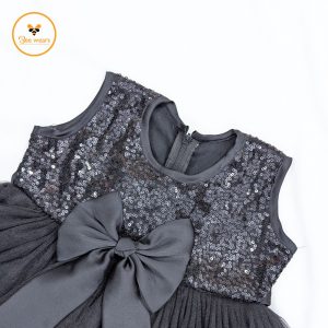 Black Sequince  Girl’s Party Dress