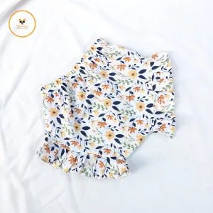 Floral Printed Cotton Baby Pant