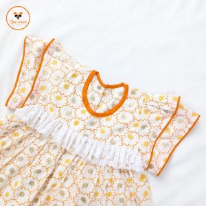 Floral Printed Cotton Baby Dress