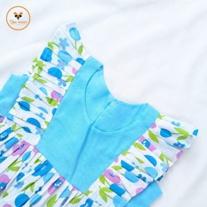 Floral Printed Cotton Baby Dress