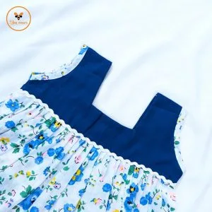 Floral Printed Cotton Baby Dress