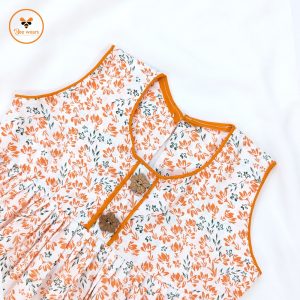 Floral Printed Cotton Baby Dress