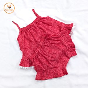 Colorful Printed Cotton Nima/Pant Set