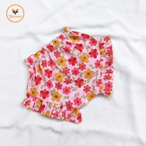 Floral Printed Cotton Baby Pant