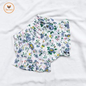 Floral Printed Cotton Baby Pant