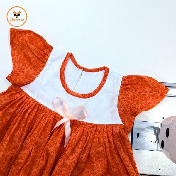 Floral Printed Cotton Baby Dress