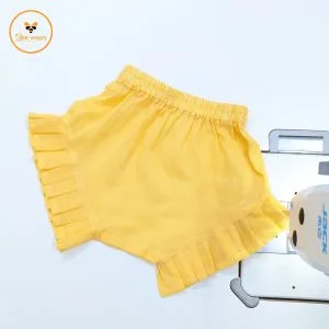 Light Yellow Cotton Baby Pant