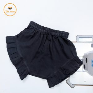 Black Cotton Baby Pant