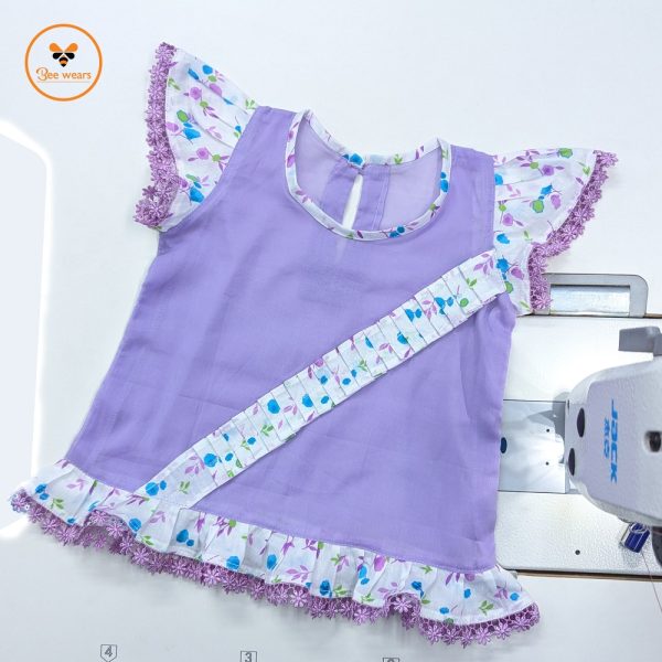Colorful Printed Cotton Nima/Pant Set - Image 2