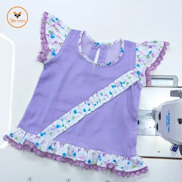 Colorful Printed Cotton Nima/Pant Set - Image 2