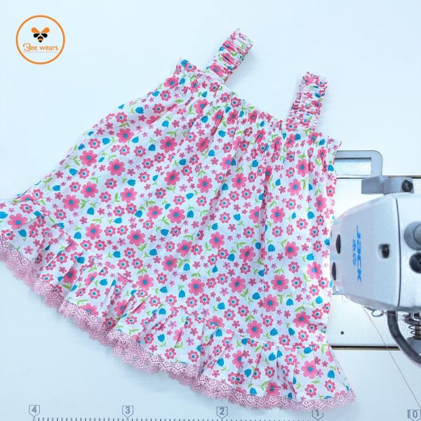 Colorful Printed Cotton Nima/Pant Set - Image 2