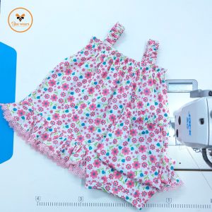 Colorful Printed Cotton Nima/Pant Set
