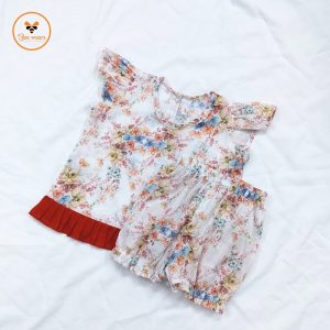 Colorful Printed Cotton Nima/Pant Set- Digital Print