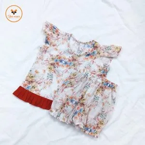 Colorful Printed Cotton Nima/Pant Set- Digital Print