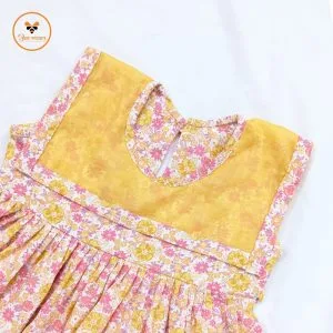 Floral Printed Slab Cotton Baby Dress