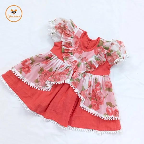 Rosy Ruffle Princess Dress - Image 4