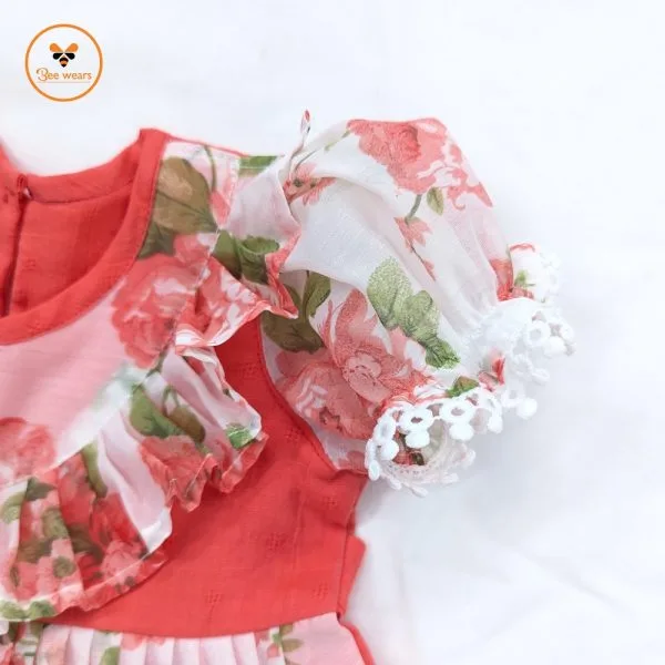 Rosy Ruffle Princess Dress - Image 3