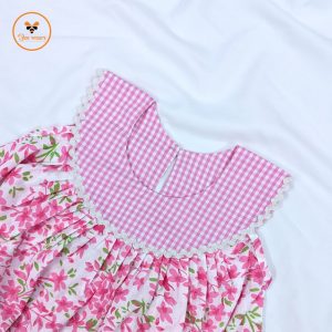Floral Printed Cotton Baby Dress