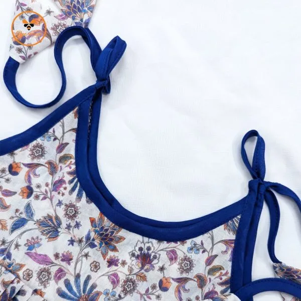 Colorful Printed Cotton Dress- Digital Print - Image 4