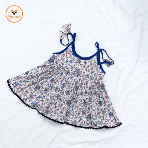Colorful Printed Cotton Dress- Digital Print - Image 2