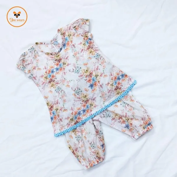 Colorful Printed Cotton Co-ord Set - Image 4