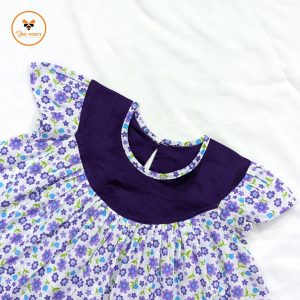 Floral Printed Cotton Baby Dress