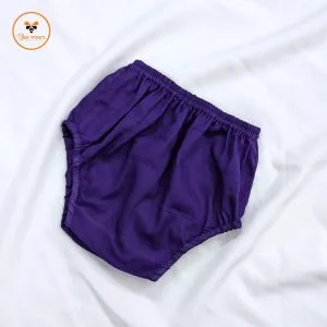 Purple Color Cotton Baby Pant