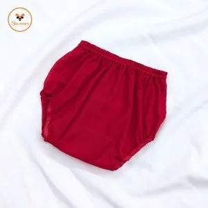Red Color Cotton Baby Pant