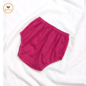 Burnt Pink Color Cotton Baby Pant