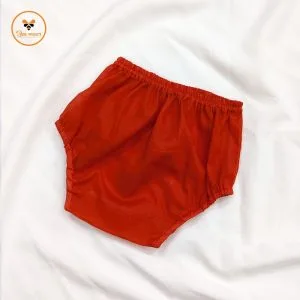 Rust Red Color Cotton Baby Pant