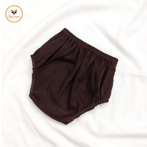 Deep Coffee Color Cotton Baby Pant