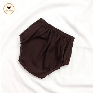 Deep Coffee Color Cotton Baby Pant