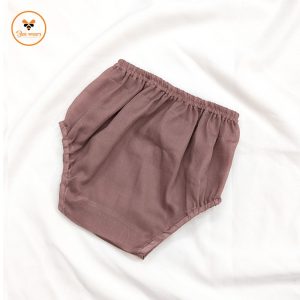 Reddish Grey Color Cotton Baby Pant
