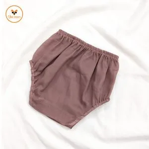 Reddish Grey Color Cotton Baby Pant