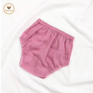 Dull Pink Color Cotton Baby Pant