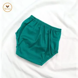 Blue Stone Color Cotton Baby Pant