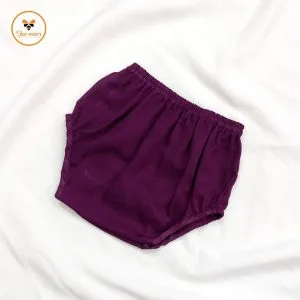 Blackberry Color Cotton Baby Pant